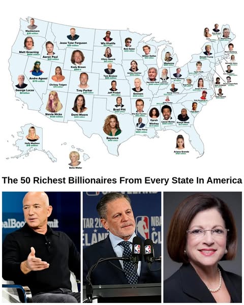 The Most Financially Successful Billionaire From Each State